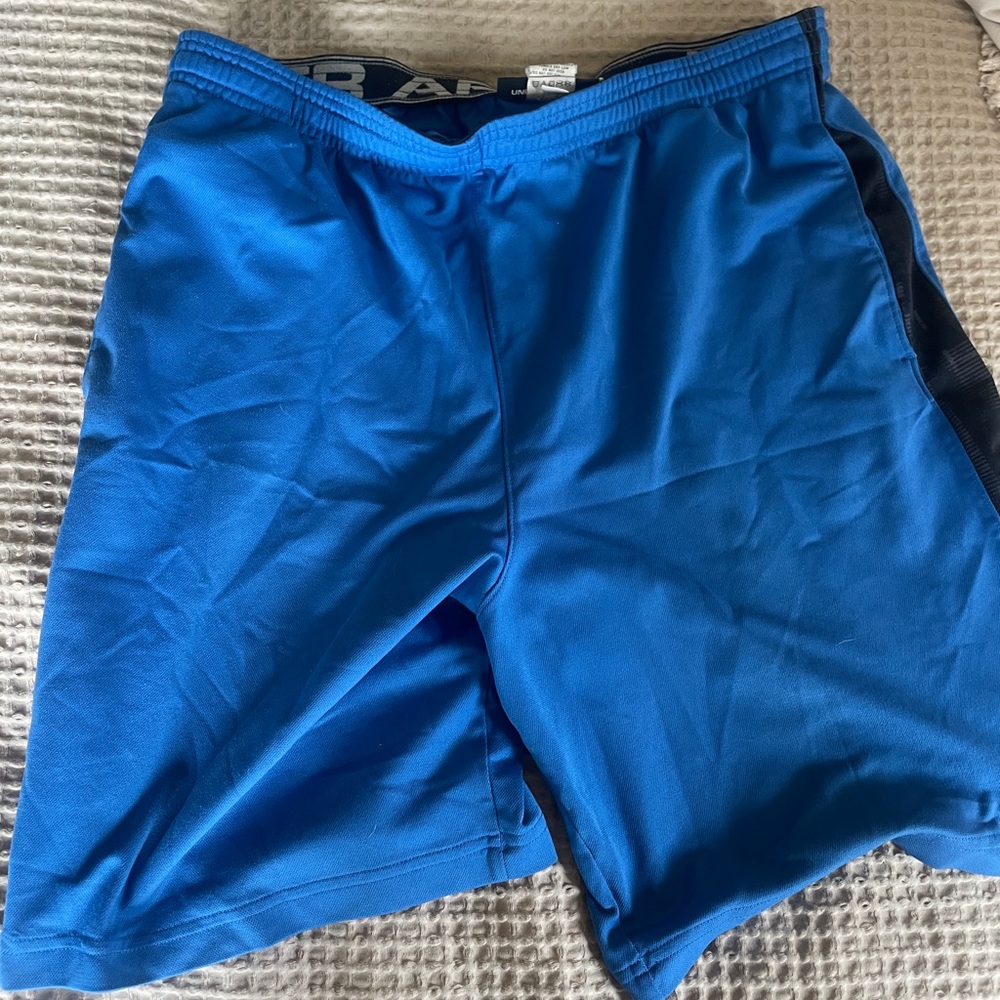 Men's Blue Athletic Shorts under armour
